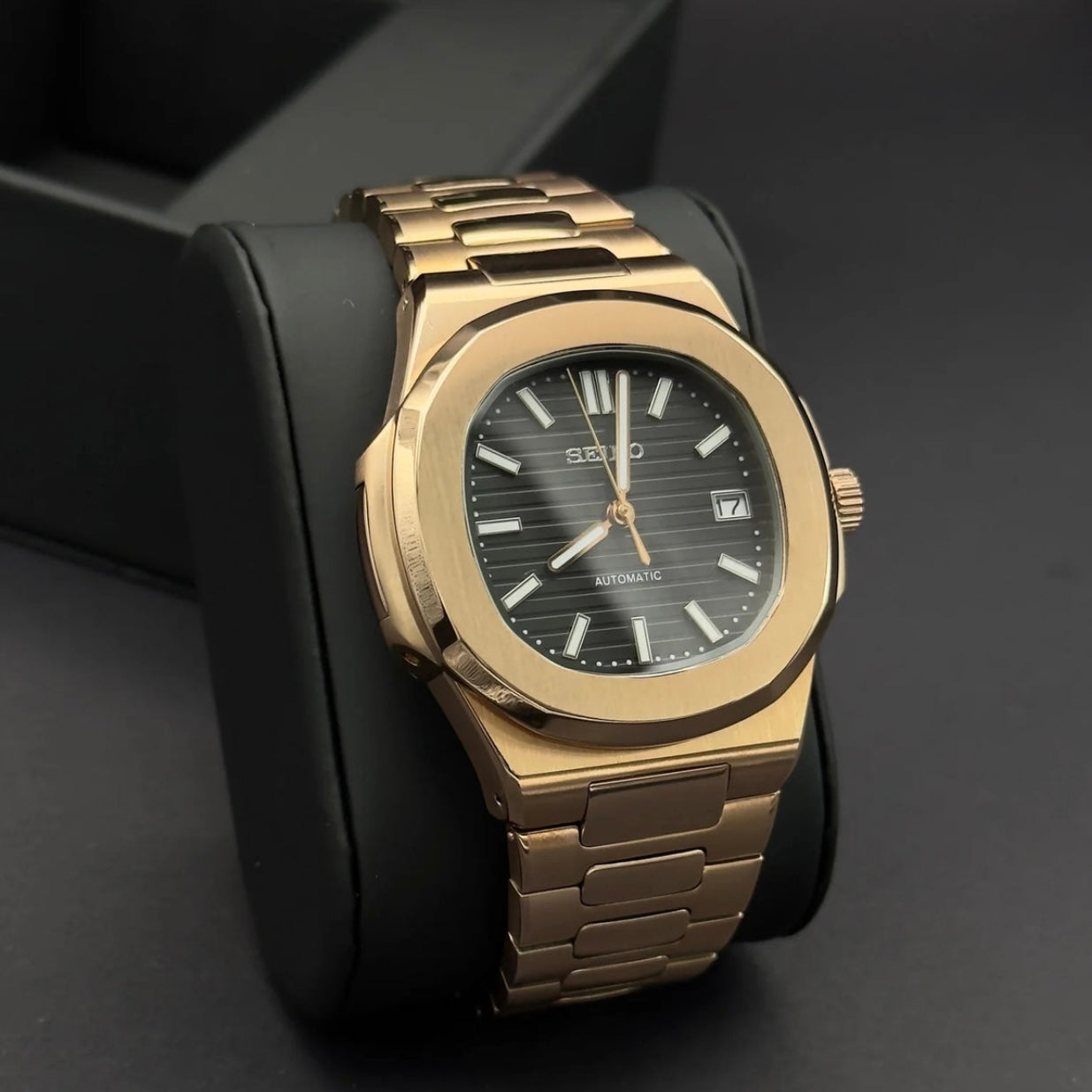 NAUTIKO (ROSE GOLD) BLACK