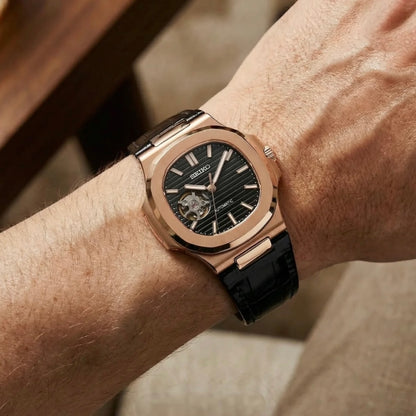 NAUTIKO | BLACK LEATHER