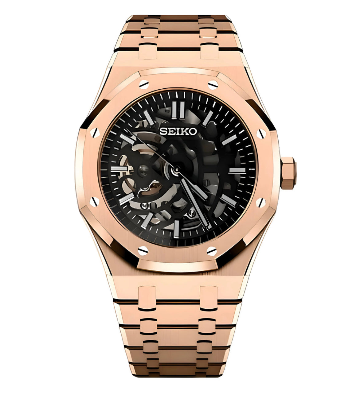 SeikOak ( ROSE GOLD SKELETON )
