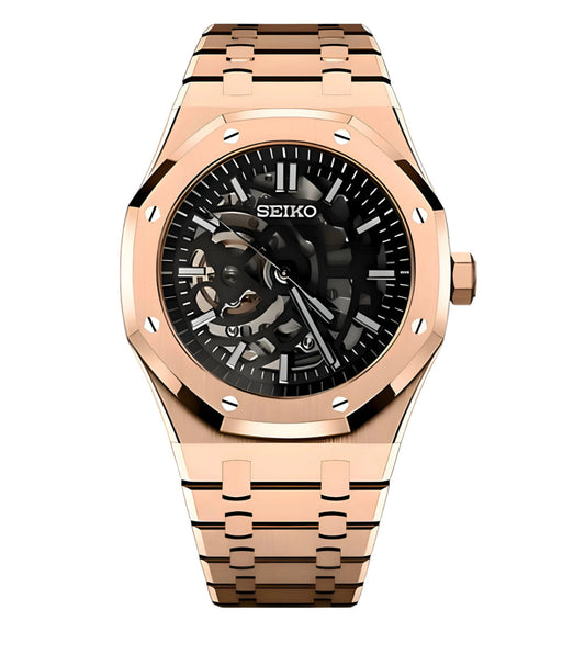 SeikOak ( ROSE GOLD SKELETON )